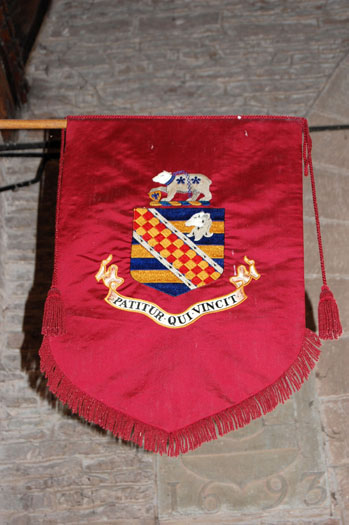 Banner showing the Lee arms