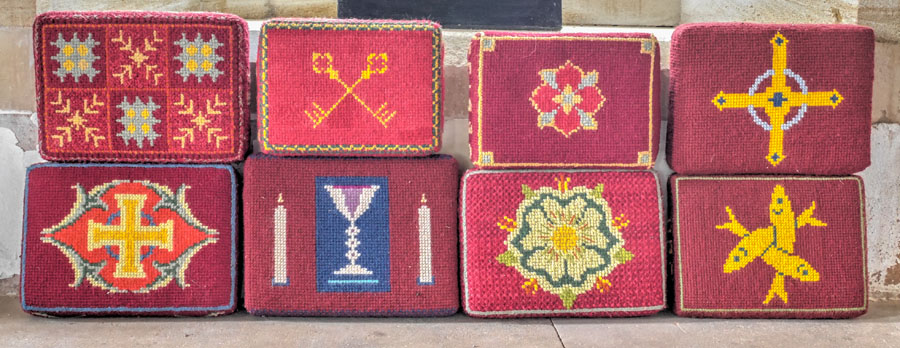 Range of Embroidered Kneelers