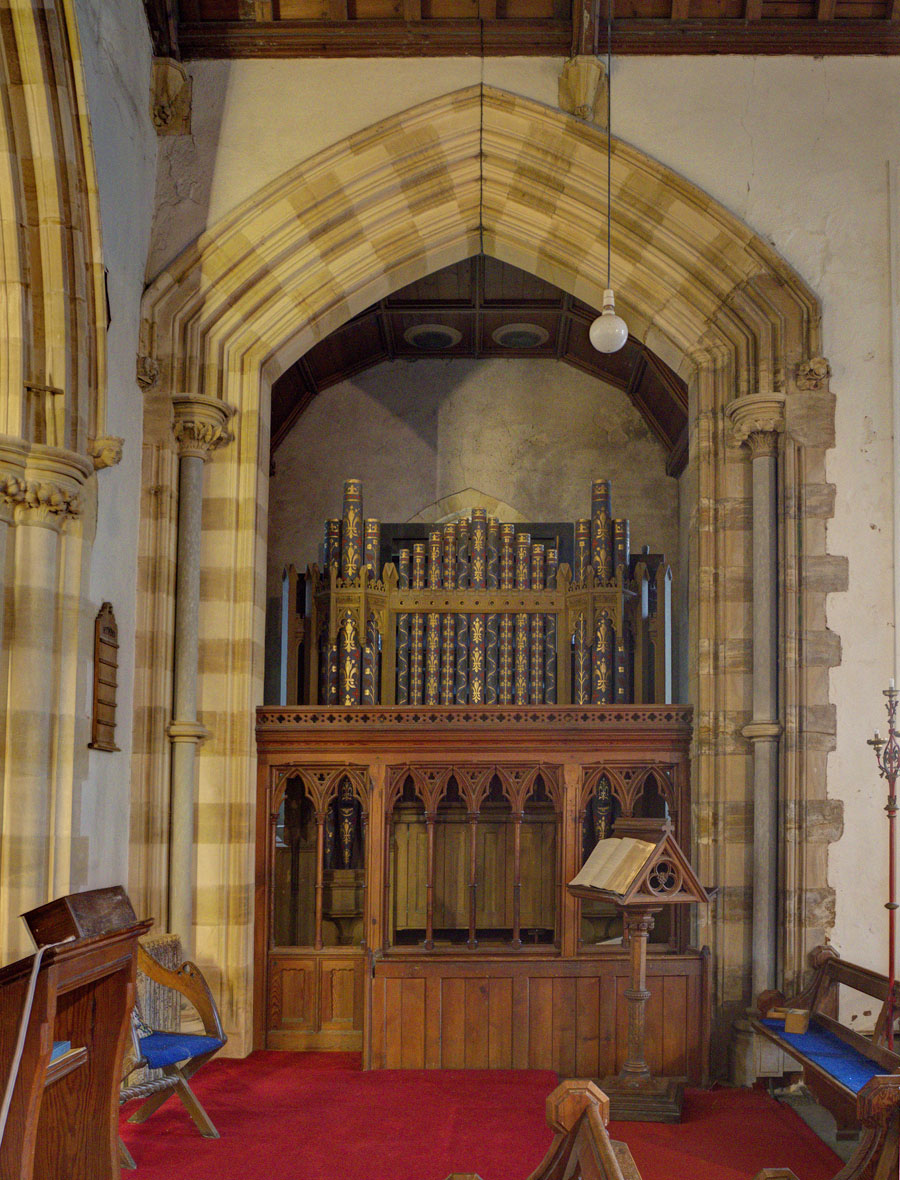 Pipe Organ, front view