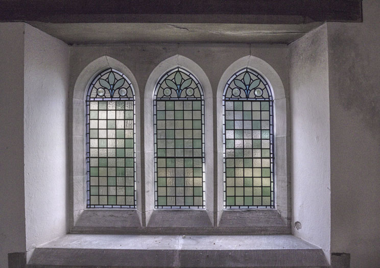 North Aisle Window with three round pointed lancets