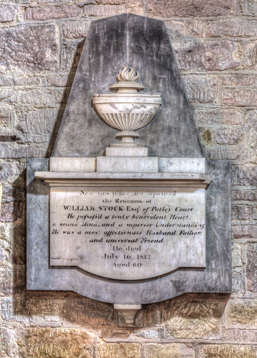 Memorial to William Stock