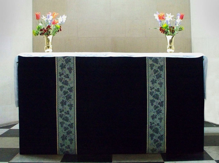 Blue Altar Frontal