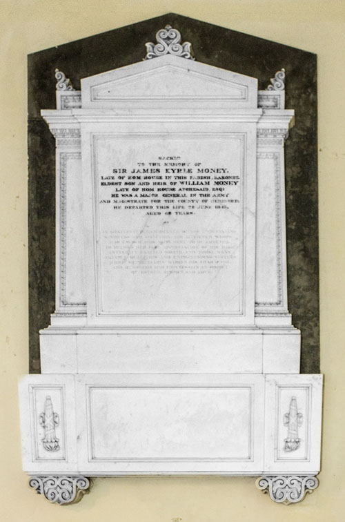 Wall Monument on East Wall of the South Transept