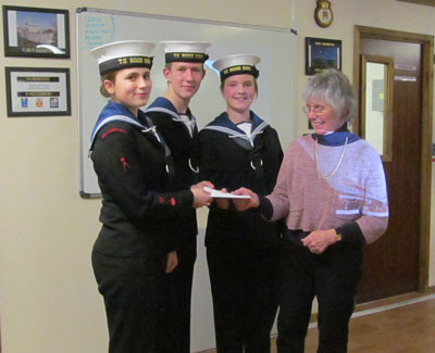 Presentation to Sea Cadets